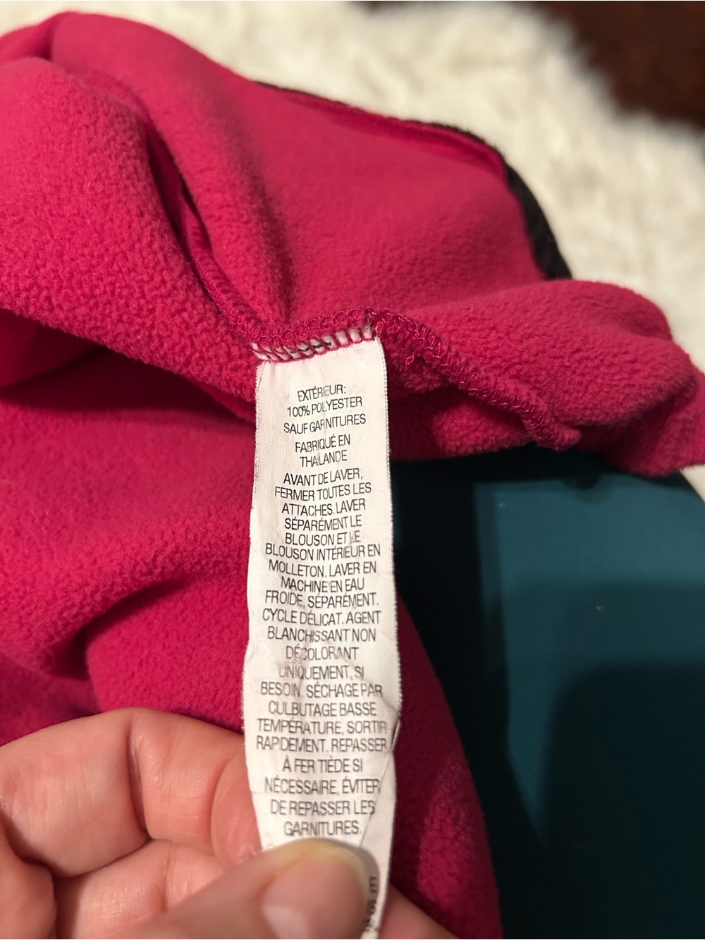 L.L. Bean Women's Ski Jacket - Deep Raspberry - Picture 6 of 6